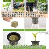 S.fields.inc Rock Wool Block Hydroponics Pot, Set of 50, Seedling
