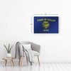 Smile Art Design Oregon State Flag Glossy Metal Wall Art