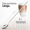 JODORA Design Latte Macchiato Spoon 19 cm - 6 Long