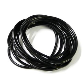 Gummy Bracelets, Neon Gummy Silicon Bangles Bracelets Jelly Wrist Bands a Pack of 12 (Black)