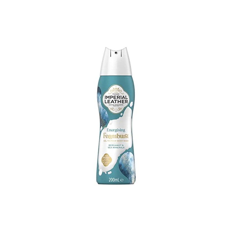 IMPERIAL LEATHER Energising Foamburst Gel to Foam Body Wash Bergamot