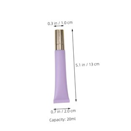 TOVINANNA Empty Eye Tube 2pcs Refillable Cosmetics Tube Cream Essential Oil Dispenser Portable