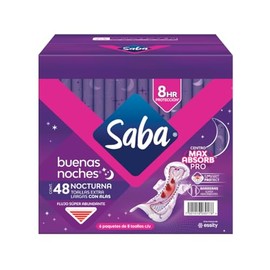 Saba Buenas Noches, toallas nocturnas con alas, 48 piezas
