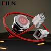 FILN 1Pcs 185 Symbols 22mm Stainless Momentary Pushbutton Switch 1NO