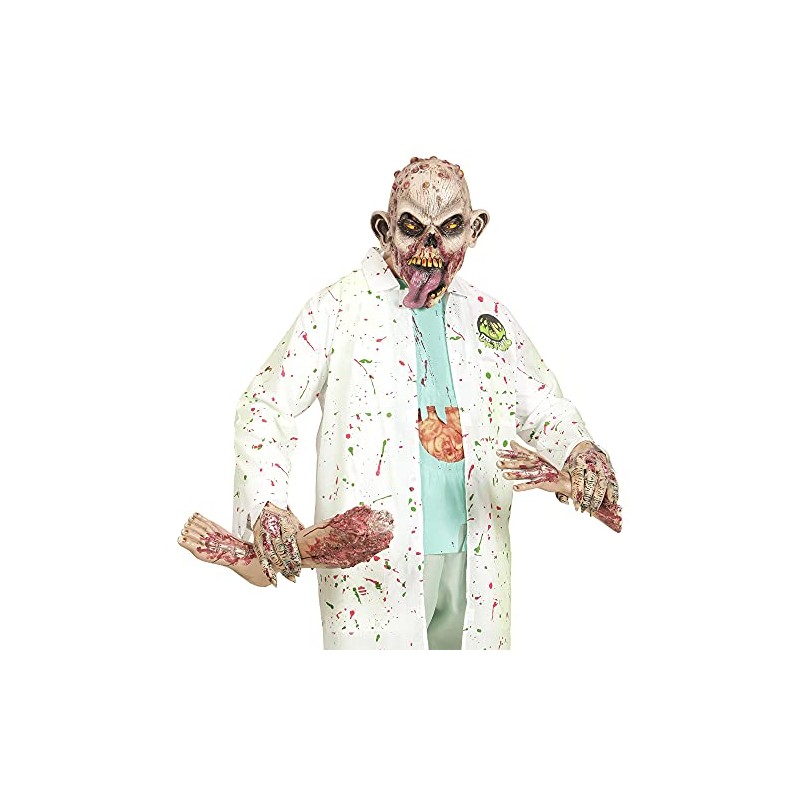 WIDMANN ? Mask Zombie Licker Mens, Pink, One Size, vd-wdm00510