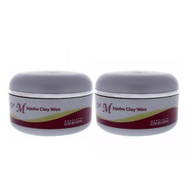 Mon Platin Jojoba Clay Wax -  Protect your Hair 5.1 Oz Set of 2
