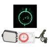 Multifunctional Plastic Compass with Scales Portable Gradiometer Magnifying Glass LED