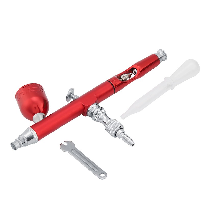 Dual Action Gravity Feed Airbrush Gun 0.3mm Spray Art Paint