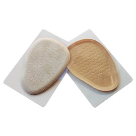 footinsole Forefoot suede Insoles (1 Pair) Gel Foot Pad - Soft PU Gel Offers Effective Massage