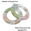 Turtle Floating Platform Toy - 3 Pack Inflatable Small Animal