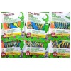 6 x 40ct Plackers Kids Enfants Dental Flossers with Fluoride Mixed Berry