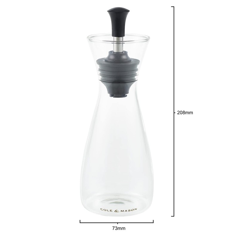 Cole & Mason H103019 Sawston Essig und Ölflasche mit ausgießer,