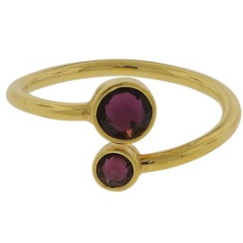 Alex and Ani Women's Birth Month Ring Wrap February, 14kt Gold Plated