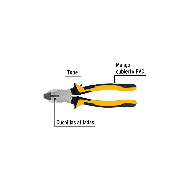 Pretul 218-PX, Pinza pelectricista 8 cabeza cuadrada Comfort Grip