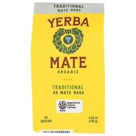 Yerba Madre Organic Yerba Mate Sachets, 40 CT