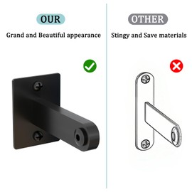 24 Inch Bathroom Towel Bar, Matte Black Towel Racks for Bathroom, JIAPAIDUO Bathroom Towel Rack Wall Mounted, Bath Hand Towel Holder Organizer, Modern Home Decor Towel Rod, 2 Packs