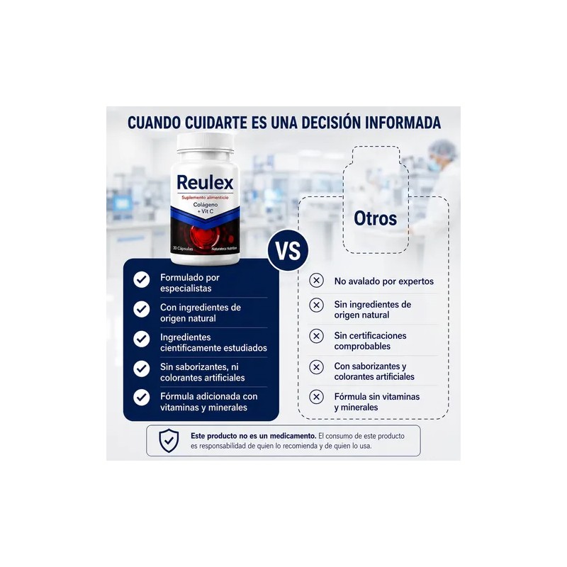 Reulex Frascos Colageno Msm Vitaminas Mas