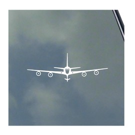 KC-135 Stratotanker Pilot Front View Detailed Vinyl Sticker Decal by KLO Graphics Aerial Refueling Crew Vietnam Desert Storm Veteran, White