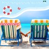 8 Pack Towel Bands for Chairs - Towel Clips and