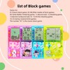CZT Transparent Block Game Machine 23 Built-in Games Retro Children's
