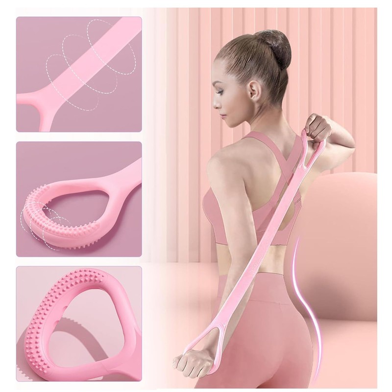 Refoiner Stretch Bands, Pilates Bands, Yoga Stretch Straps, Muscle Training,