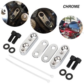 Unbranded Adjustable Handlebar Risers Adapter Kit For Honda Goldwing 1800 GL1800 2001-2017