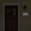Nite Bright Ashland Reflective Address Numbers Sign