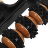 Gatuida Dual Head Wooden Massage Roller for Full Body Relaxation