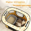 Foldable Pet Playpen, cat playpen, Puppy Play Pen for Indoors