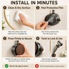 Hands Free Hair Dryer Holder Wall Mount, Reusable Suction Cup