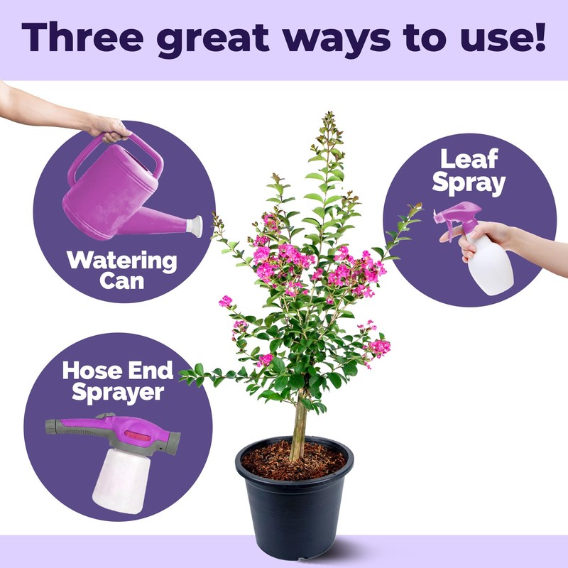 Crepe Myrtle Fertilizer, Complete Liquid Crepe Myrtle Tree Plant Food,