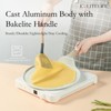 ESLITE LIFE 9.5 Inch Crepe Pan with Spreader, Nonstick Ceramic
