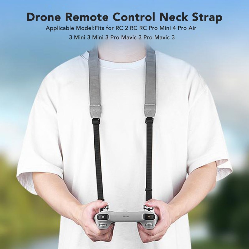 Drone Remote Control Adjustable Neck Strap PU Leather RC Controller