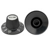 Musiclily Pro Fine 24 Splines Witch Hat Knobs Top Hat