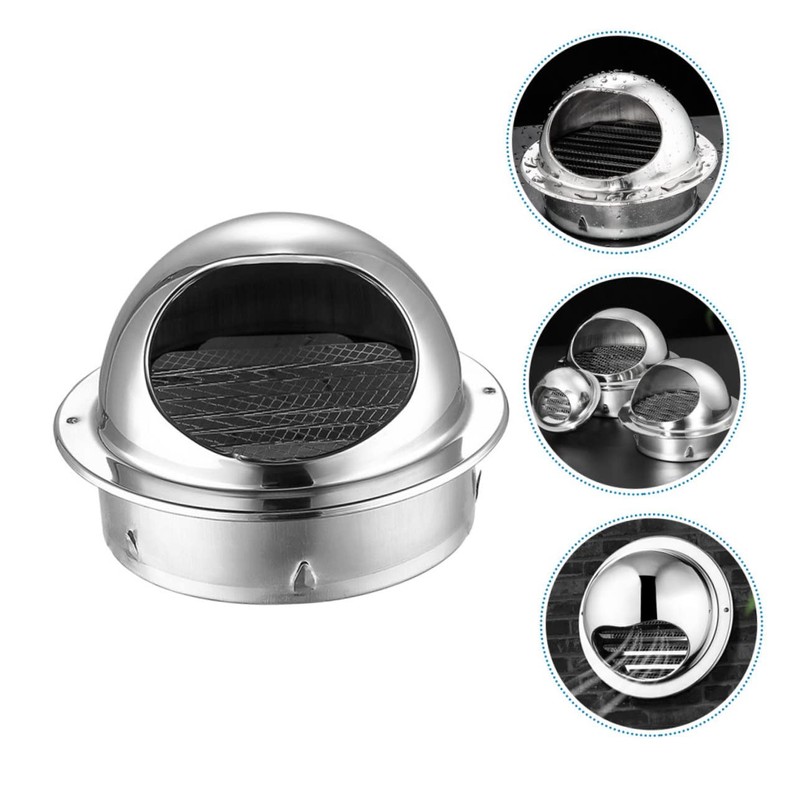 BUGUUYO Range Hood Exhaust Cover Air Vent Cap Stainless Steel