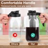 Cold Brew Coffee Maker Pitcher,32 Oz Heavy Duty Glass Mason