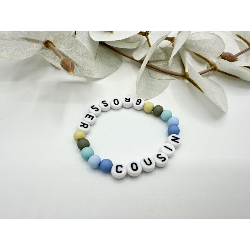 Du wirst großer Cousin Armband für Kind Kinderarmband Geschenk für
