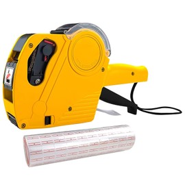 Price Tag Gun Tagging Pricing Retail With 10 Rolls of Label Paper & Spare Ink Label Maker Pricing Gun Kit for Supermarkets,Retail Shops,Small Businesses, & Warehouses Office,Store,Organization Marking