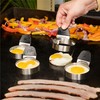 Plastic Batter Dispenser, Cast Iron Bacon Griddle Weight Press, 10
