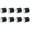 sourcing map 8Pcs 20 x 20mm M5 Thread Female Rubber