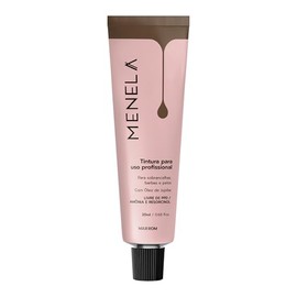 Menela Eyebrow Color Gel – Temporary Brow Enhancer with Jojoba Oil – Mixable Shades – Vegan & Ammonia-Free – Safe for Sensitive Skin – 20 ml (Brown)