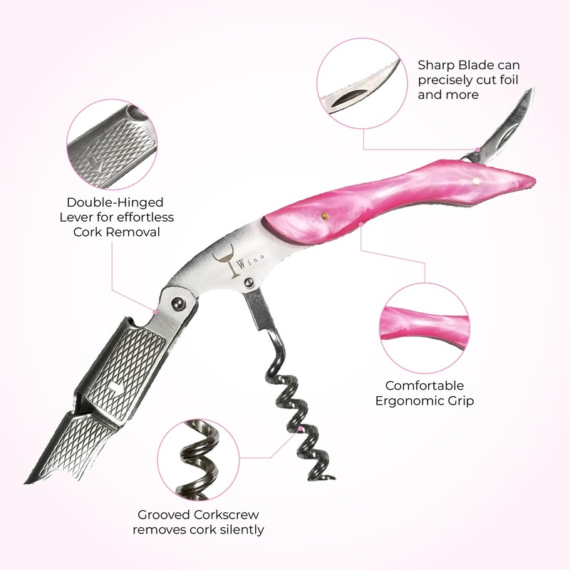 Wino Wine Key! - Professional Sommelier's Corkscrew Wine Opener