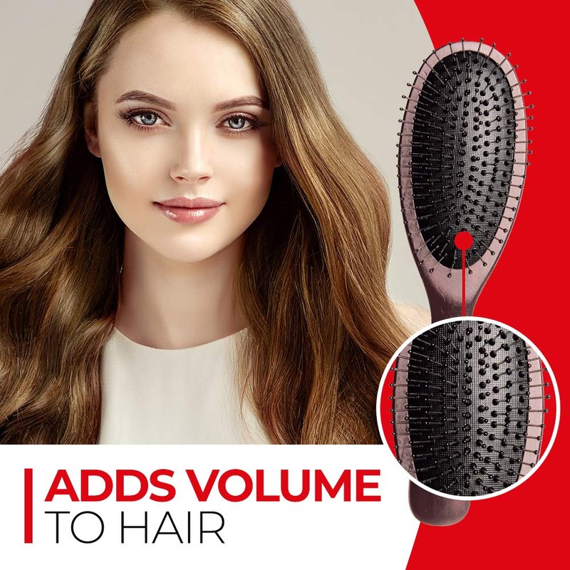 Titania Wire Large Wooden Massage Brush, 9 Rows 88 g Pack of