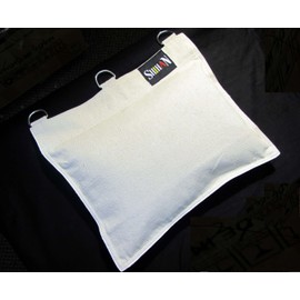 XTRAFITNESS SAND WALL BAG Wing Chun WALL STRIKE BAG Canvas Wall Bag 1 Section - White