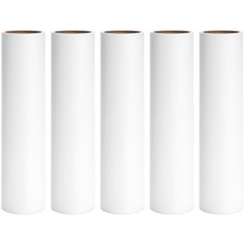 9.45 inch Large Lint Roller Refills for 9.4'' - 9.5'' Wide Lint Rollers for Pet Hair Extra Sticky Floor Lint Remover Refill 60 Sheets per Roll 5 Pack Total 300 Sheets