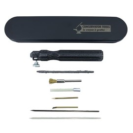 Le Crayon a Gratter Conservator Multi-Pen with 7 Tips - Cleans Coins & Artifacts, 1 Count (Pack of 1)