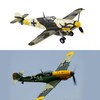 HANGHAN 1/72 BF109 Fighter Plane Metal Fighter Military Model Diecast