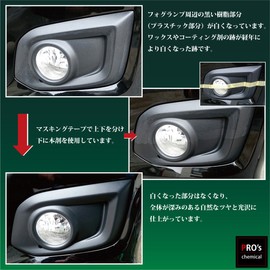 Commercial and Professional Grade Protective and Glossy Agent, Natural Type Glazing for a Deep and Natural Texture, Water-based, Low Viscosity, Unpainted Resin Parts, Tires, Leather, Dashboard,