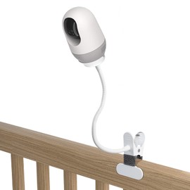 HOLACA Baby Monitor Clip Holder for Nooie Baby Monitor with Camera, Nooie 2K Indoor Surveillance Camera, Nooie Baby Monitor WLAN Indoor Camera