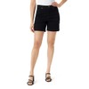 Gloria Vanderbilt Women's Amanda Basic Jean Short Standard, Black